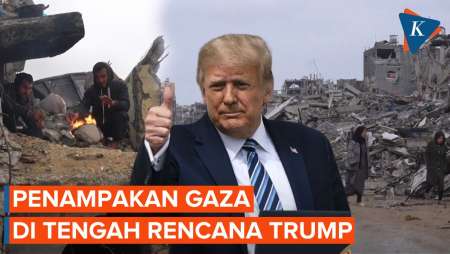 Penampakan Terkini Gaza di Tengah Rencana Trump Mengambil Alih