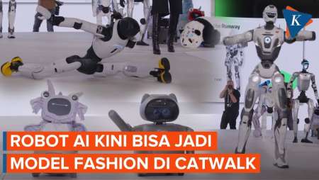 Robot AI Gantikan Model di Catwalk, Bisa Menari dan Akrobat