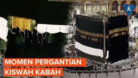 Detik-detik Prosesi Pergantian Kiswah, Kain Penutup Kabah