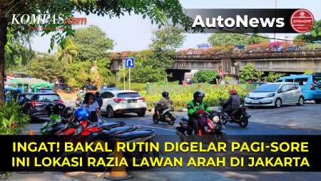 Digelar Rutin Pagi-Sore, Catat Lokasi Razia Lawan Arah di Jakarta