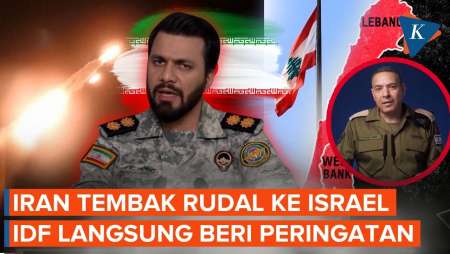 Iran Tembak Rudal Ke Israel Untuk Bela Lebanon, IDF: Iran Buat Kesalahan Serius 