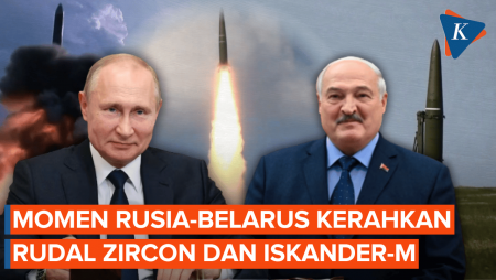 Momen Rusia-Belarus Luncurkan Rudal Zircon Dan Iskander-M, Pamer Kekuatan Nuklir
