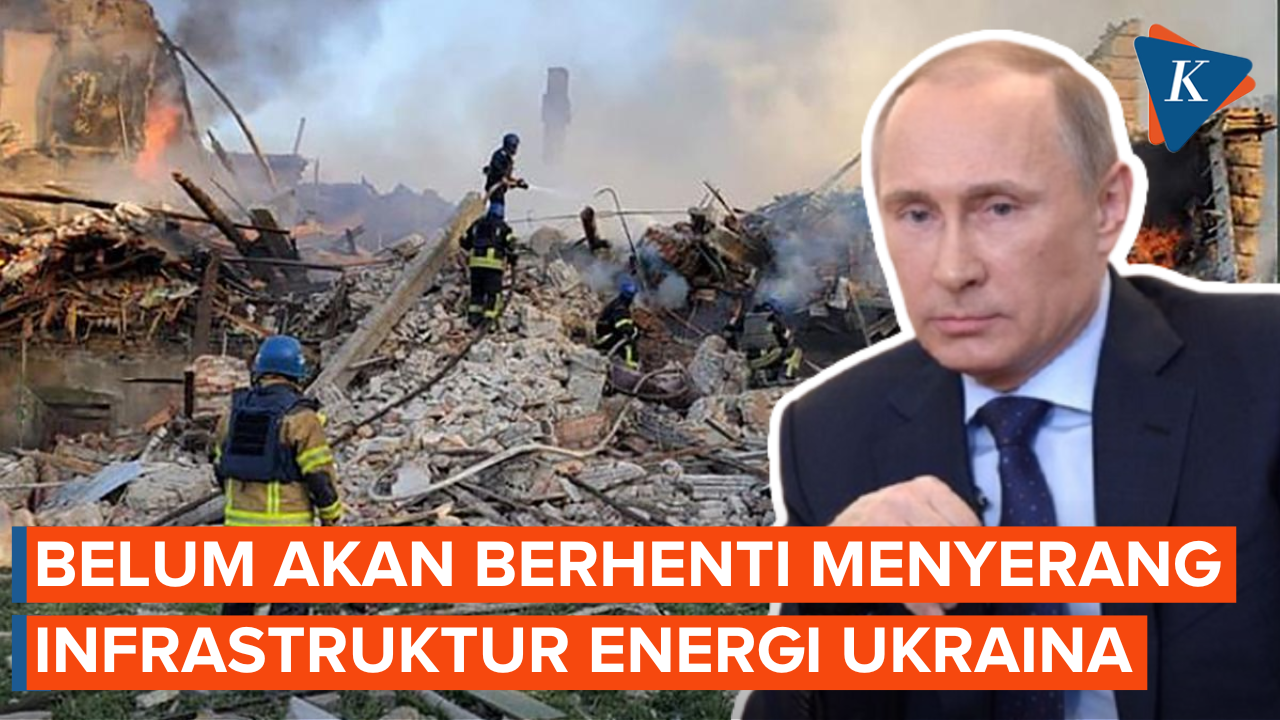 Putin Bersumpah Lanjutkan Penghancuran Infrastruktur Energi Ukraina