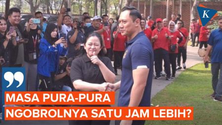 Puan Ketemu AHY 1 Jam: Seperti Kakak Adik, Ngobrolnya Enggak Pura-Pura