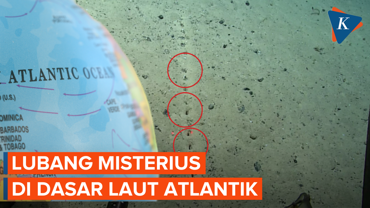 Ada Lubang Misterius Berjejer di Dasar Laut Atlantik, Apa Itu?