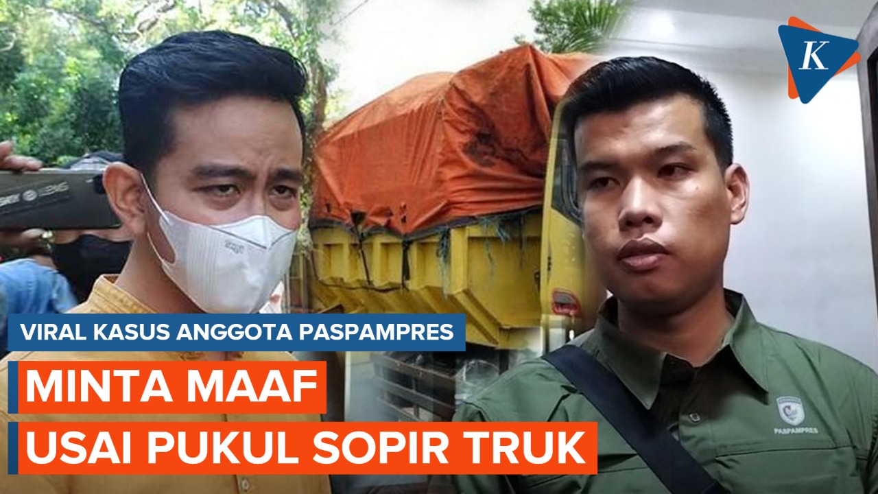Viral! Anggota Paspampres yang Pukul Sopir Truk di Solo Akui Salah dan Minta Maaf