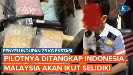 Malaysia Buka Suara Usai Pilotnya Ditangkap Indonesia Karena Selundupkan 25 Kg Ekstasi