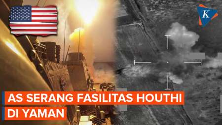 Serangan Udara AS Hantam Fasilitas Komando Houthi di Yaman