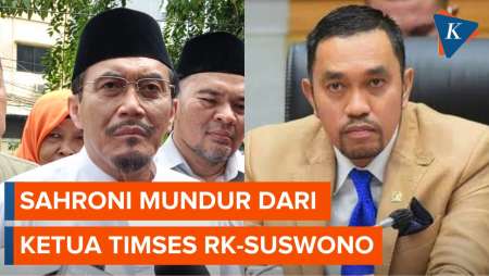 Sahroni Mundur dari Ketua Timses, Suswono Tak Tahu Alasannya