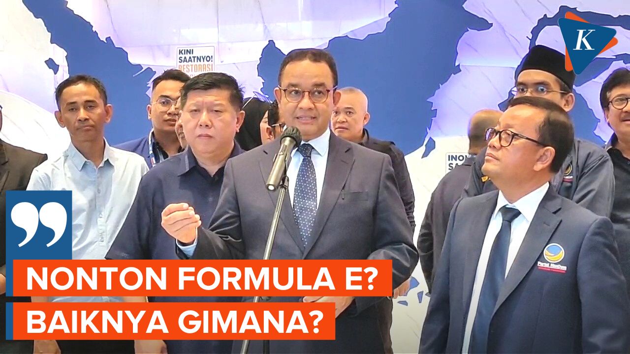 Formula E Jakarta Digelar Besok, Anies Ikut Nonton?