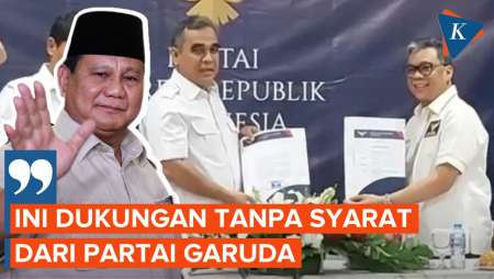 Partai Garuda Resmi Dukung Prabowo Subianto di Pilpres 2024