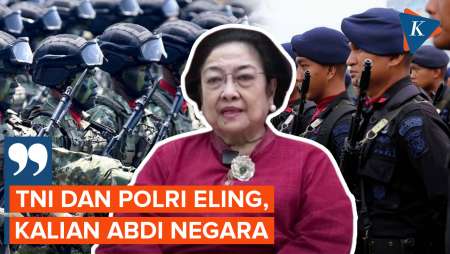 Megawati Minta TNI dan dan Polri Tidak Memihak Kubu Tertentu