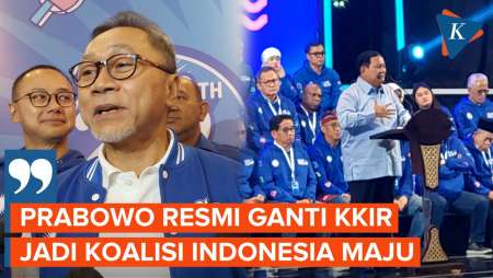 Zulhas Beberkan Alasan Nama Koalisi Indonesia Maju pada Parpol Pengusung Prabowo