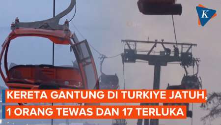 Tragedi Kereta Gantung di Turkiye, 1 Tewas dan 17 Luka