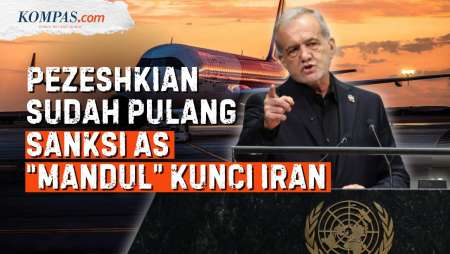 Presiden Pezeshkian Sudah Tiba Di Teheran: Prediksi Rute Pulang, Bukti Sanksi AS "Mandul" Kunci Iran