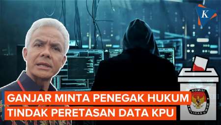 Ganjar Minta Penegak Hukum Bertindak soal Dugaan Data KPU Bocor