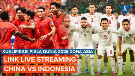 Jadwal dan Link Live Streaming China Vs Indonesia, Malam Ini!