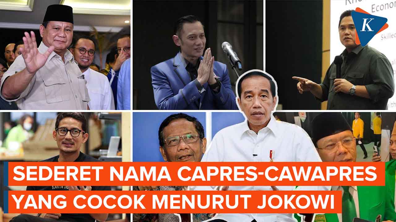 Sejumlah Nama Potensial Capres-Cawapres Pemilu 2024 Menurut Jokowi