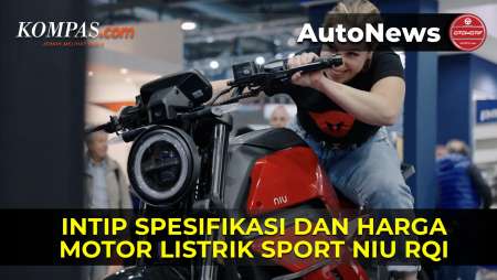 Motor Listrik Sport NIU RQi Meluncur, Harga Rp 135 Jutaan