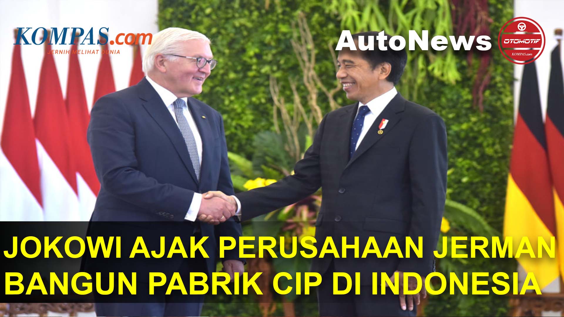 Presiden Joko Widodo Ajak Perusahaan Jerman Untuk Bangun Pabrik Cip di Indonesia