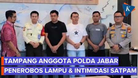 Wajah 3 Anggota Polda Jabar yang Intimidasi Satpam Bundaran HI, Berujung Damai