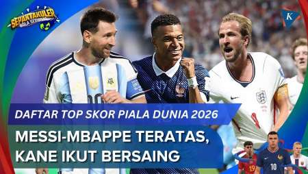 Daftar Top Skor Piala Dunia 2026: Messi-Mbappe Teratas, Harry Kane Panaskan Persaingan