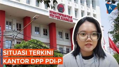 Situasi Kantor PDI-P Jelang Megawati Umumkan Bakal Calon Kepala Daerah