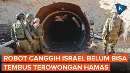 Sudah Pakai AI dan Robot Canggih, Israel Belum Mampu Tembus Terowongan Hamas