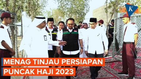 Menag Pastikan Persiapan Arafah Jelang Puncak Haji 2023 Bakal Selesai dalam Dua Hari