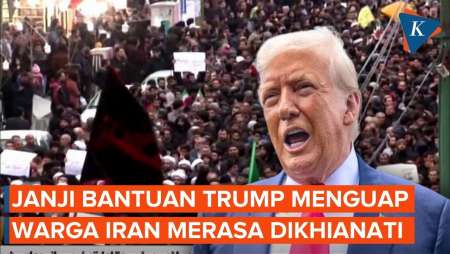 Janji Trump Bebaskan Rakyat Iran Tak Terjadi, Warga Merasa Dikhianati