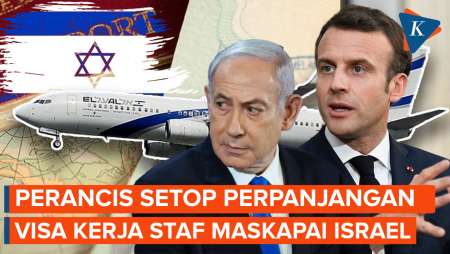 Tekan Israel, Perancis Setop Perpanjangan Visa Staf Keamanan Maskapai Tel Aviv