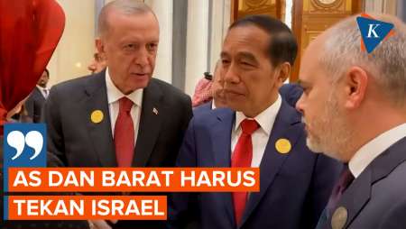 Jokowi ke AS, Erdogan: Amerika Punya Pengaruh di Israel, Harus Tekan Serangan di Gaza