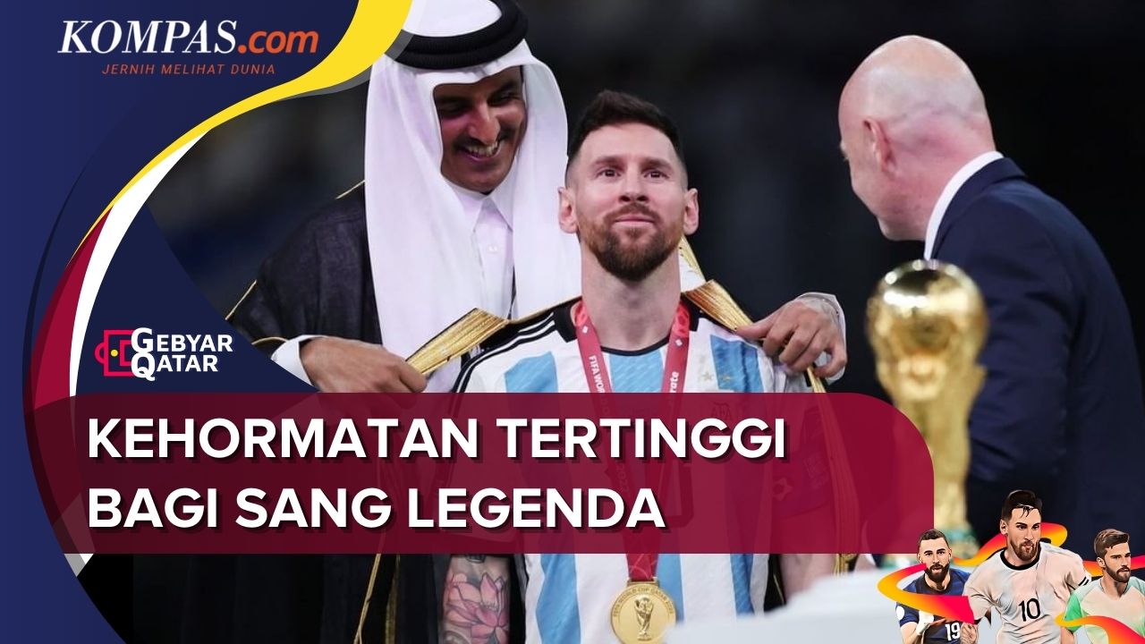 Mengenal Bisht, Jubah Kain Lionel Messi Saat Angkat Trofi Piala Dunia