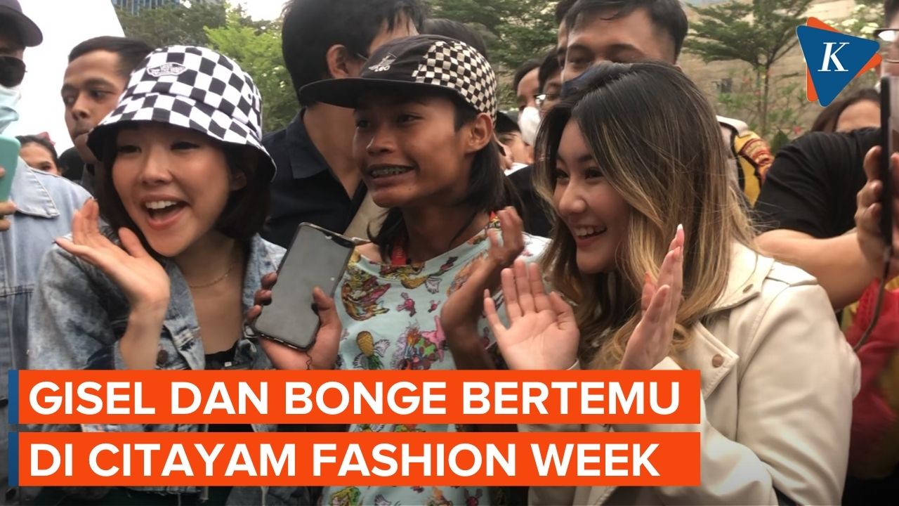 Deg-degan, Bonge Bertemu Gisel di Citayam Fashion Week