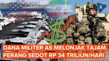 Bernafsu Perang, Dana Militer AS Melonjak Tertinggi Sejak PD II