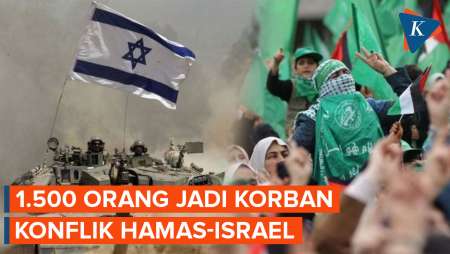 Korban Tewas Konflik Hamas-Israel 1.587 Orang, Masih Banyak yang Disandera dan Hilang