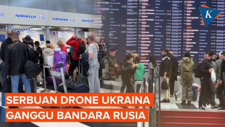 Serangan Drone Ukraina Kacaukan Bandara di Rusia Jelang Kedatangan Xi Jinping
