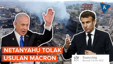 Netanyahu Tolak Permintaan Macron soal Gencatan Senjata di Lebanon