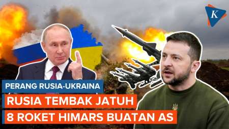 Rusia Gempur Ukraina dari Berbagai Arah, Tembak Jatuh 8 Roket…