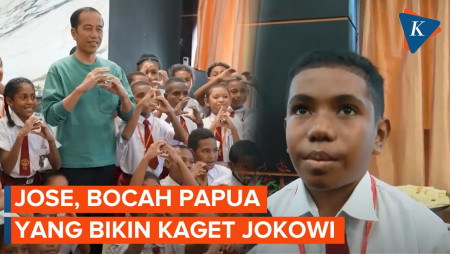 Kecepatan Berhitung Bocah Papua Ini, Bikin Jokowi Terheran-heran