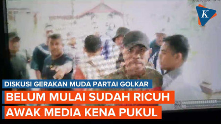 Diskusi GMPG Ricuh, Awak Media Kena Pukul, Dilempar Kursi, dan Handphone Dirampas