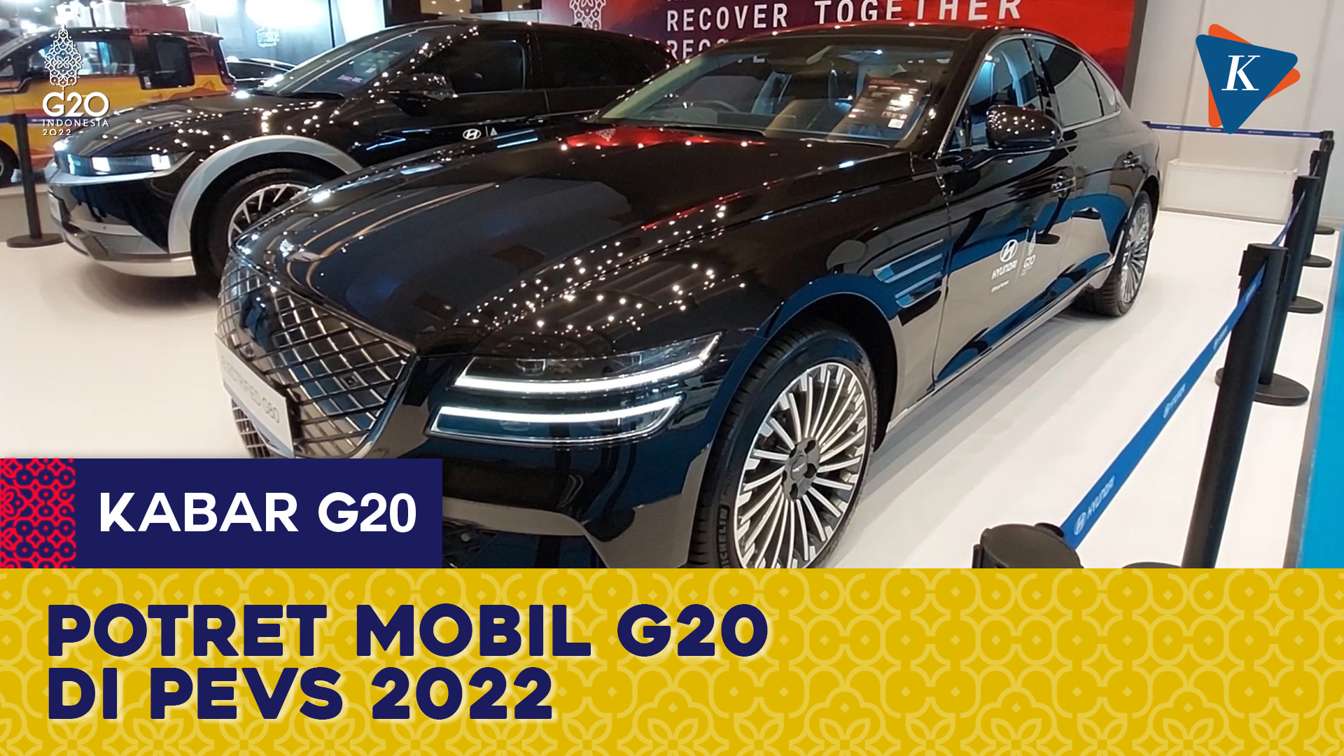Mobil Listrik yang Jadi Kendaraan Operasional G20 Dipamerkan di PEVS 2022