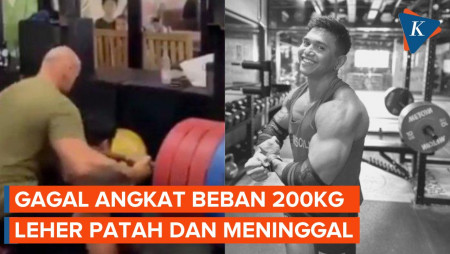 Binaragawan Justyn Vicky Meninggal Setelah Beban 200 Kg Menimpa Lehernya