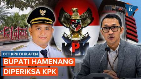 Bupati Klaten Hamenang Wajar Ismoyo Diperiksa Dalam OTT KPK