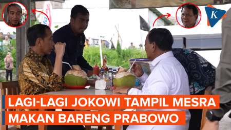 Melihat Kedekatan Jokowi-Prabowo Saat Makan Bakso di Magelang yang Kini Jadi Sorotan