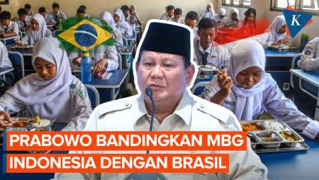 Prabowo "Pamer" MBG Sudah Diterima 40 Juta Orang: Brasil Butuh 11 Tahun!
