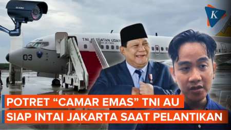 Camar Emas! Boeing Pengintai Jaga Jakarta di Pelantikan Prabowo-Gibran