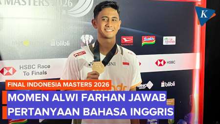 Alwi Farhan Juara Indonesia Masters 2026, Pede Jawab Pertanyaan Pakai Bahasa Inggris