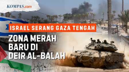 Tank Israel Serang Deir Al Balah: Warga Gaza Dipaksa Mengungsi, Staf WHO Ditembaki