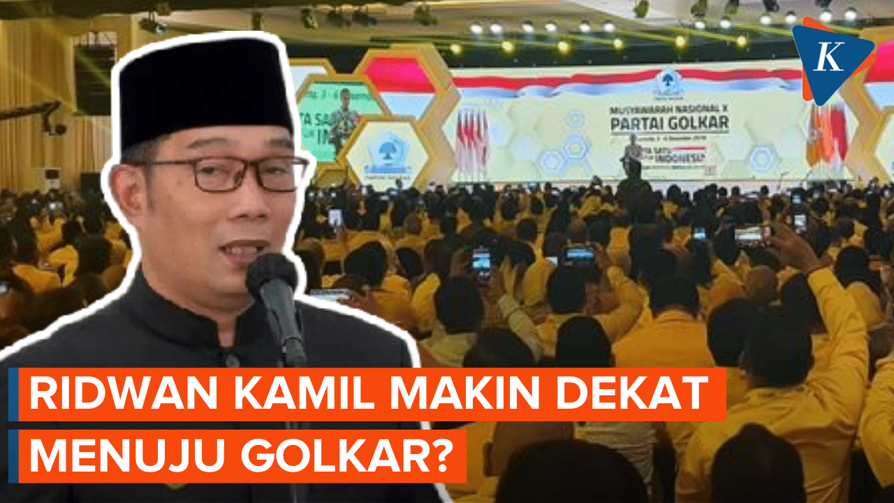 Ridwan Kamil Mendekat, Golkar Keukeuh Dukung Airlangga Capres